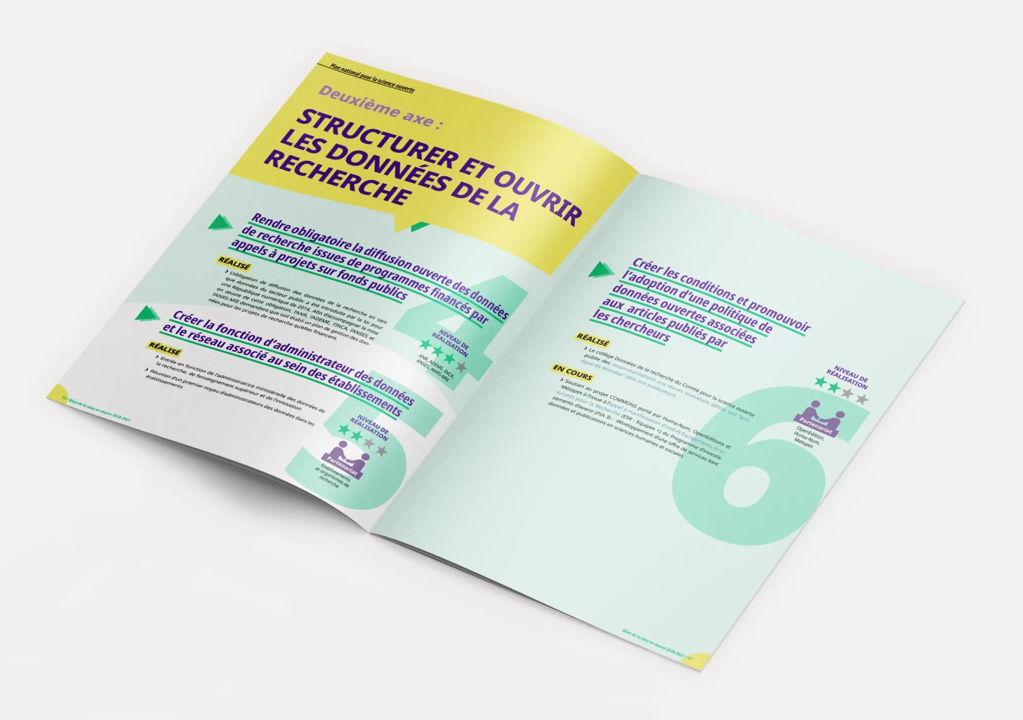 Design page structurer et ouvrir les données de la recherche