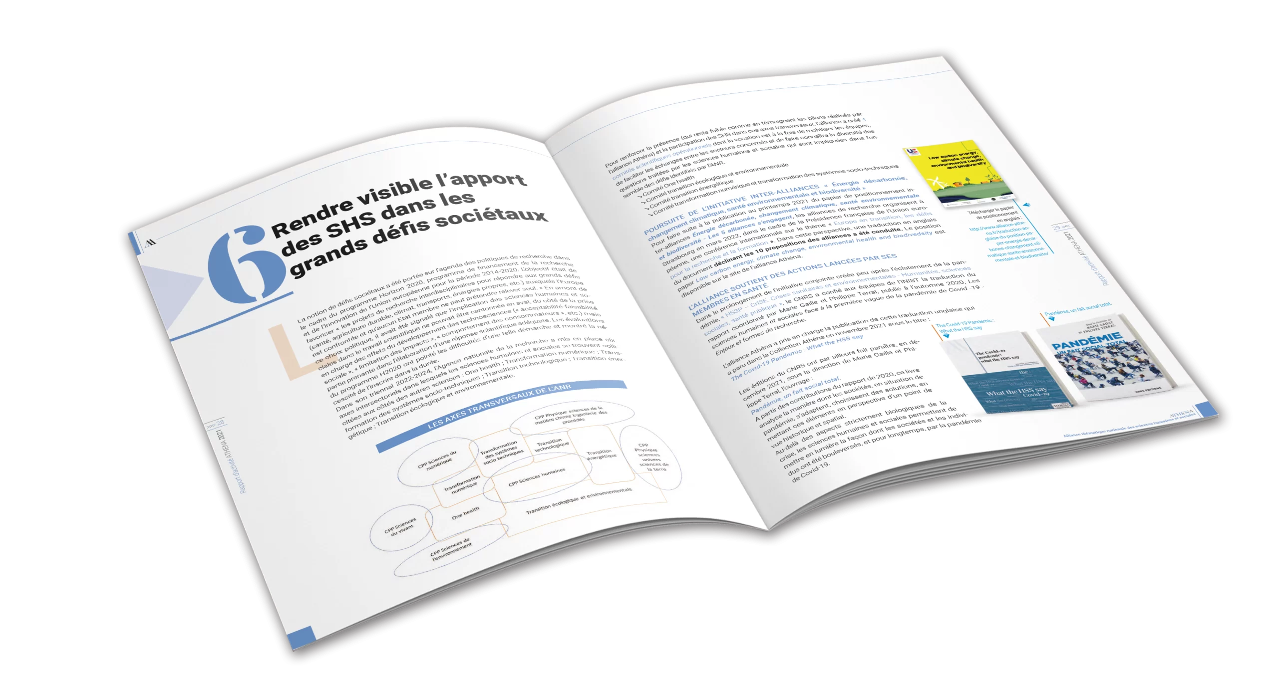 Design rapports d’activité Athéna
