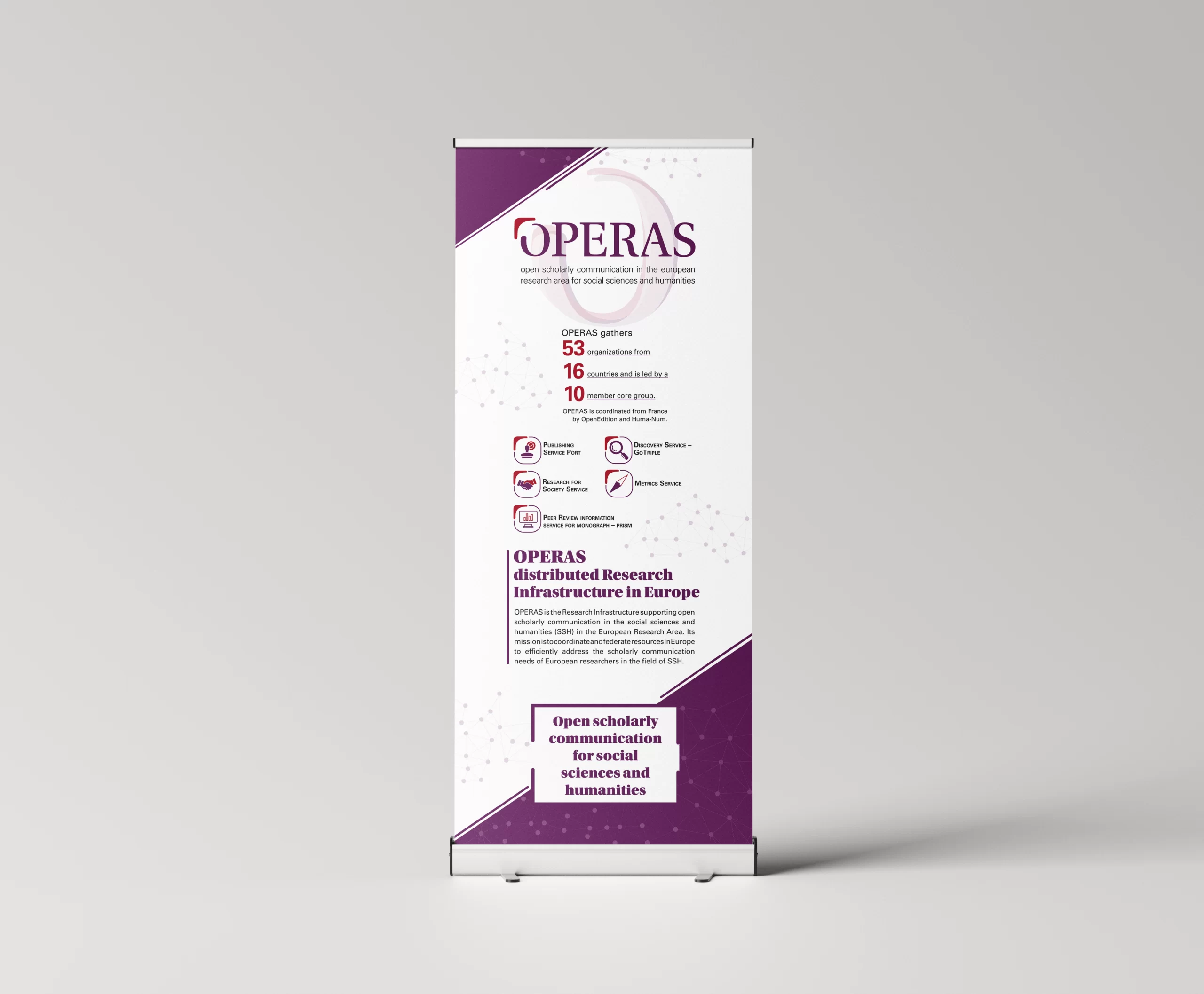Roll up Supports de communication pour OPERAS