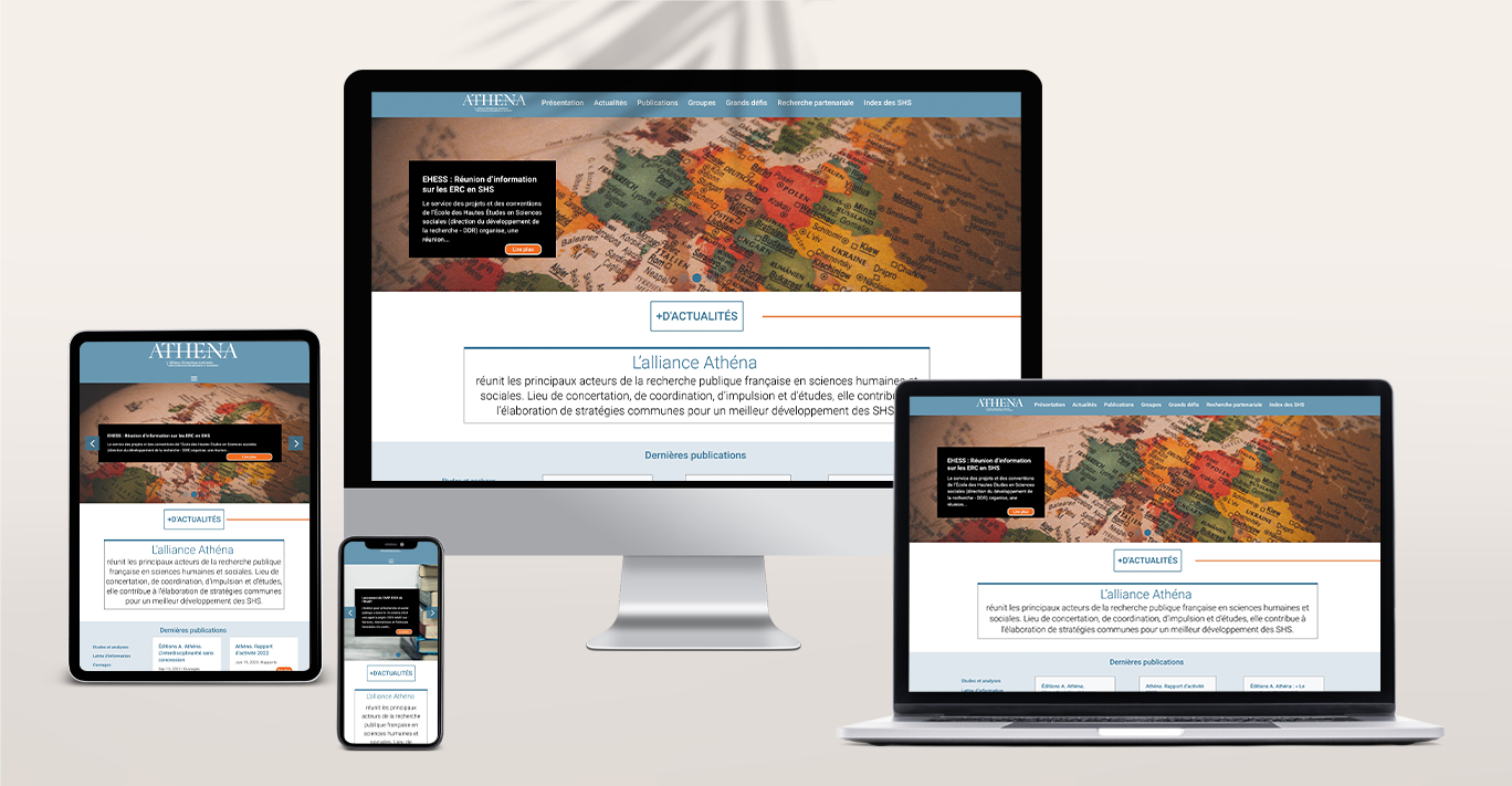 Refonte du site internet de l'alliance Athéna Refonte du site internet de l'alliance Athéna