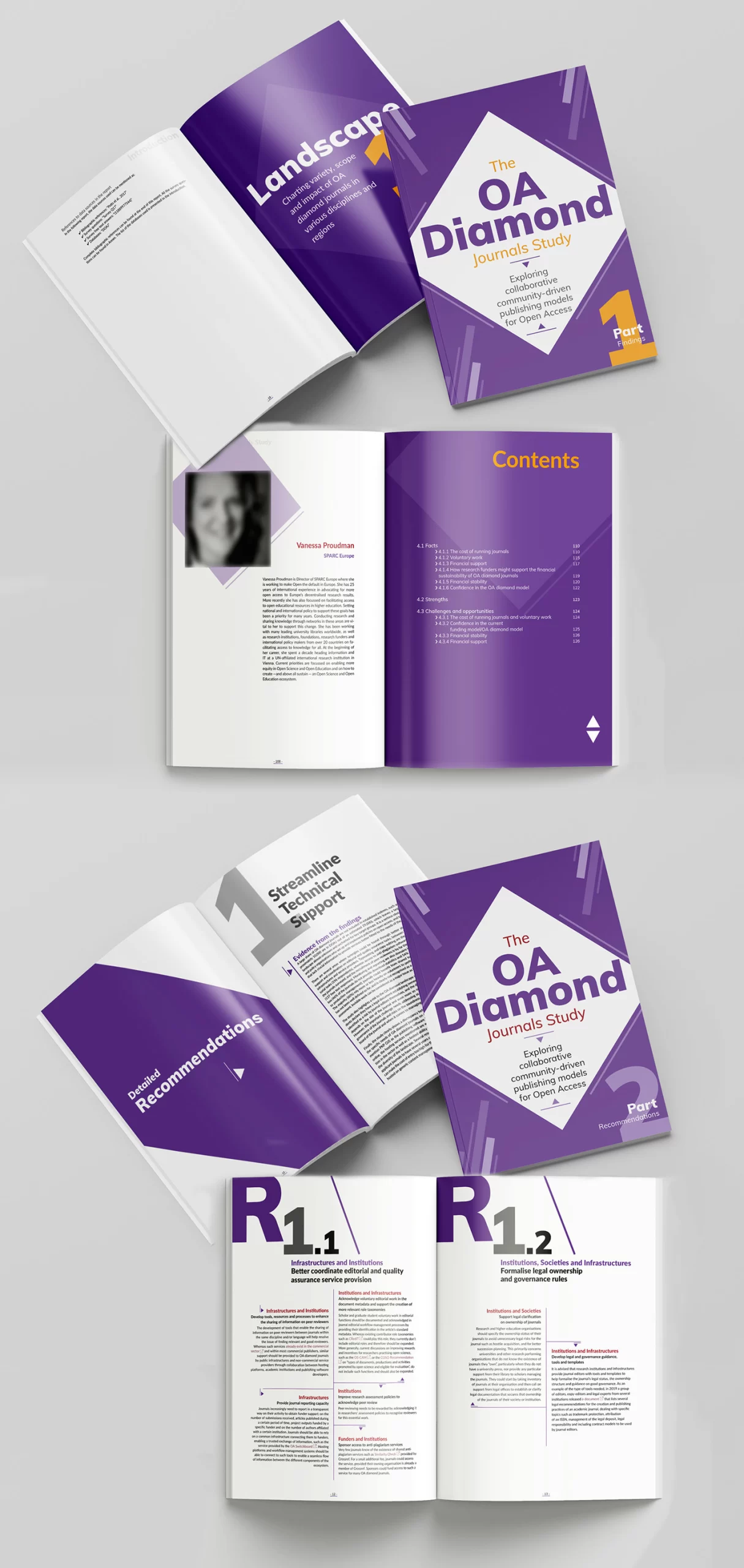 OA Diamond ouverture Conception graphique du rapport OA Diamond
